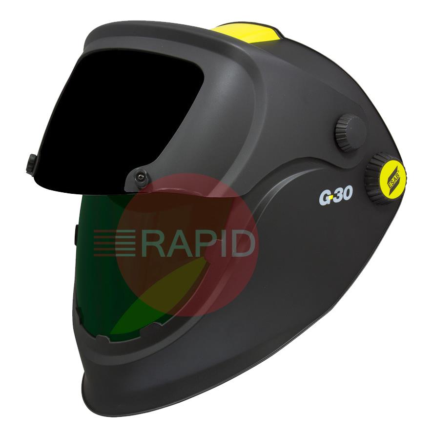 0700000430  ESAB G30 Flip-up Weld & Grind Helmet with 155 x 170mm Shade #10 Passive Lens